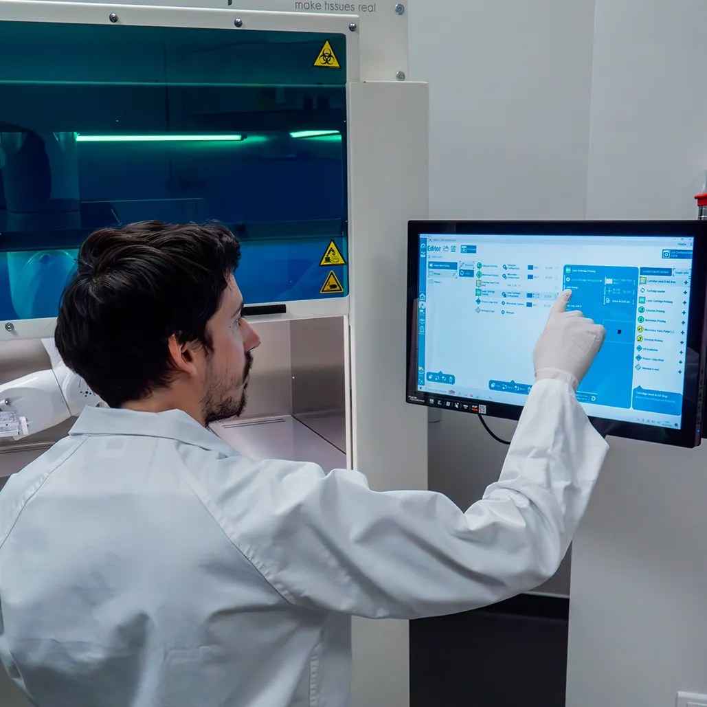 NGB-R® HMI and Zebr4D® software interface